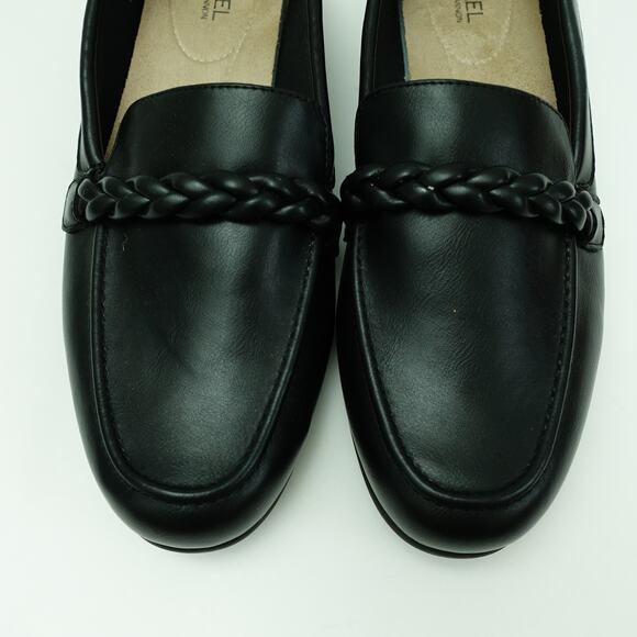Michael By Michael Shannon Womens Suzie Loafers Almond Toe Braided Black Size 11 - Picture 5 of 8